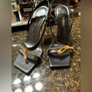 Versace zipper shoes